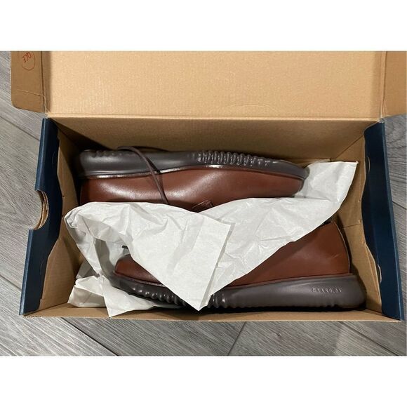 Cole Haan Men's 2.Zerogrand Plain Oxford Dark Brown Leather Men’s 7M NIB - Picture 5 of 11